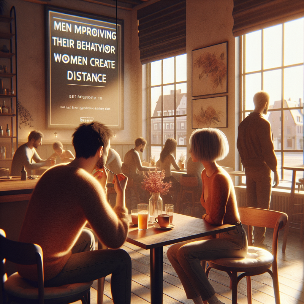 男性向け：女性が距離を置く言動と改善の体験談